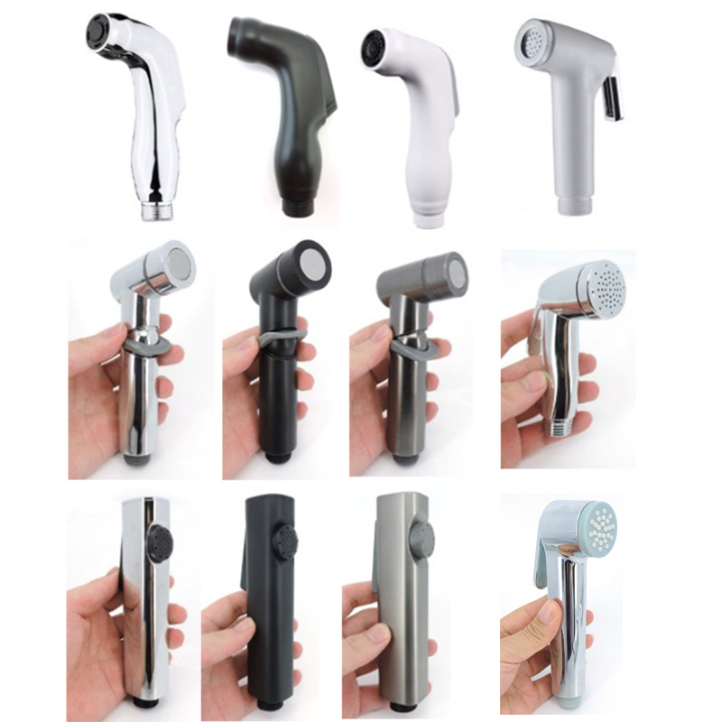 7 arten selbst sauber Handheld Bad Bidet Dusche Kopf Wc Sprayer Wasserhahn Spritzpistole ABS wasser schlauch rohr für waschen wc sitz c