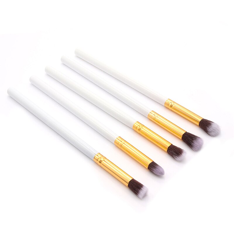 Makeup børster sæt 1-20 stk/parti øjenskygge blendende eyeliner øjenvipper øjenbryn make up børster bløde øjenskygge børster: Wg -5 stk