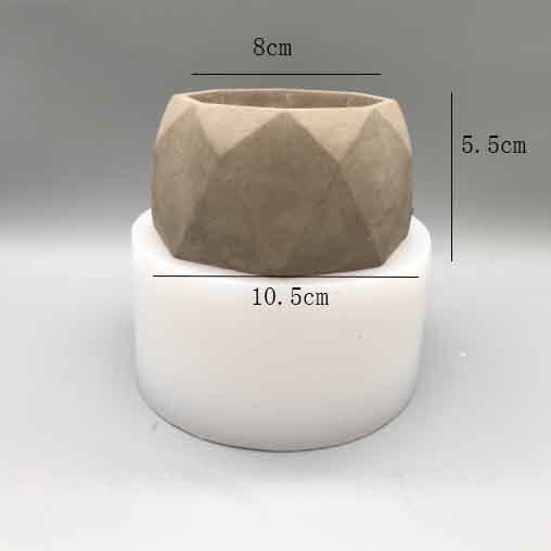 Concrete Planter Molds Cement Beton Flower Pot Molds Garden Pot Molds: Plum