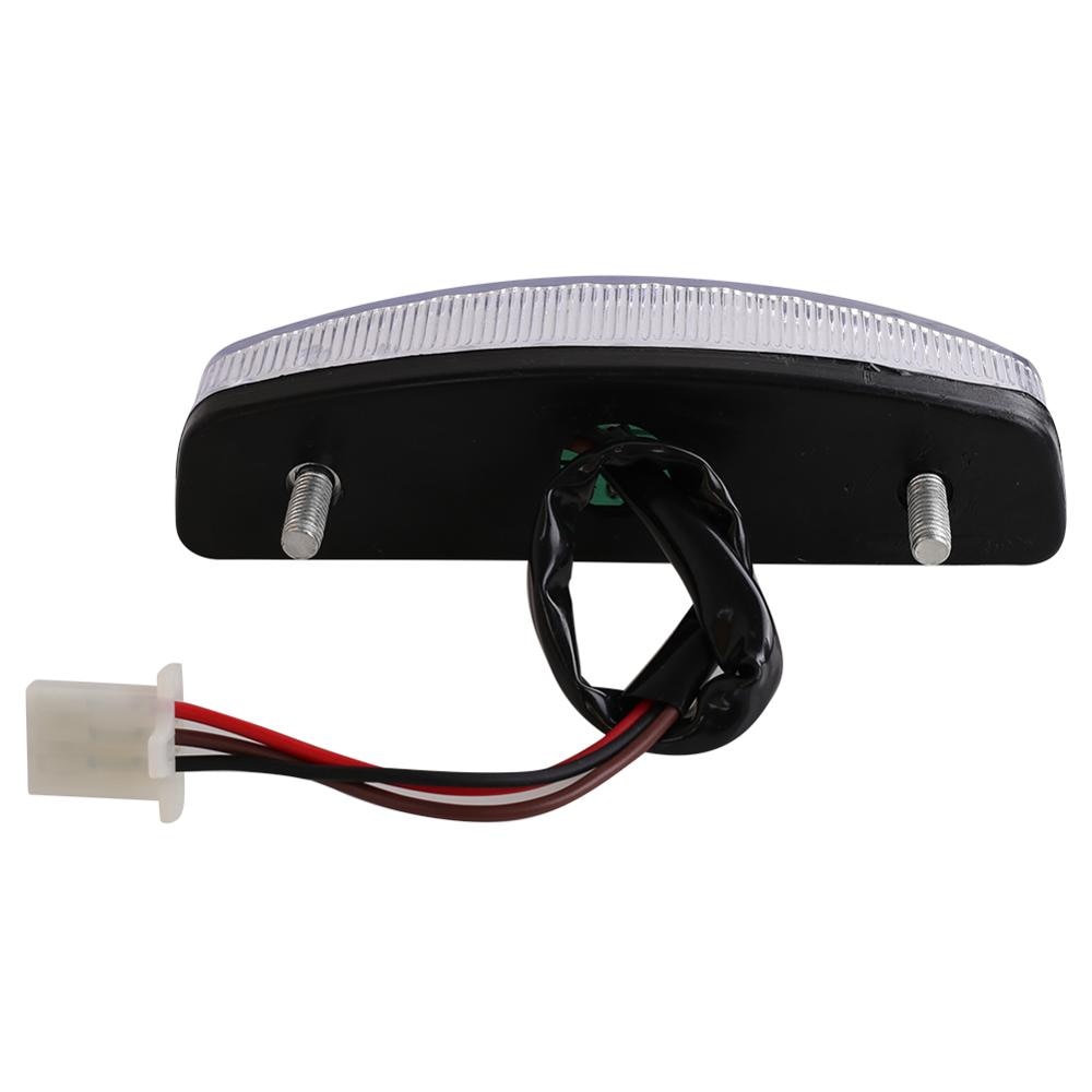 LED Rear Lights Motorcycle Lighting Moto Tail Brake Light Indicator Lamp For ATV Quad Kart Universal Cafe Racer Red