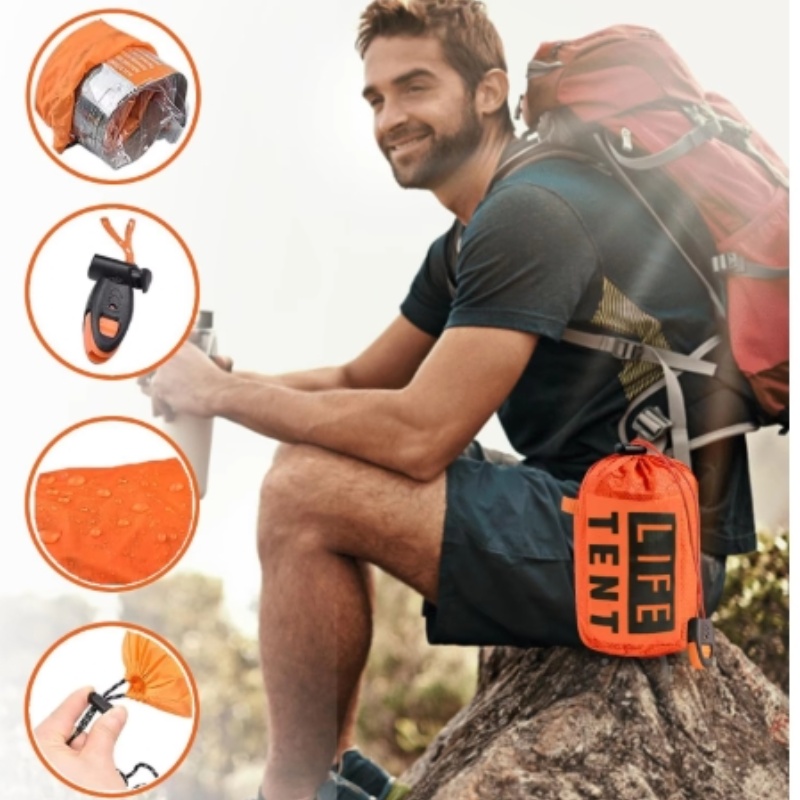 2- personers nødtelt vandtæt camping rejse pergola familie kampagne hus turist telte cool gear udstyr frakke