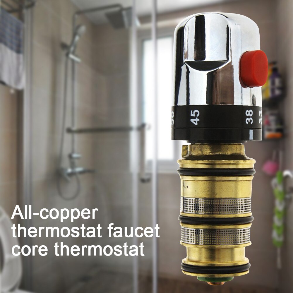 Adjust Shower Bathroom Mixer Brass Thermostatic Copper Cold Temperature