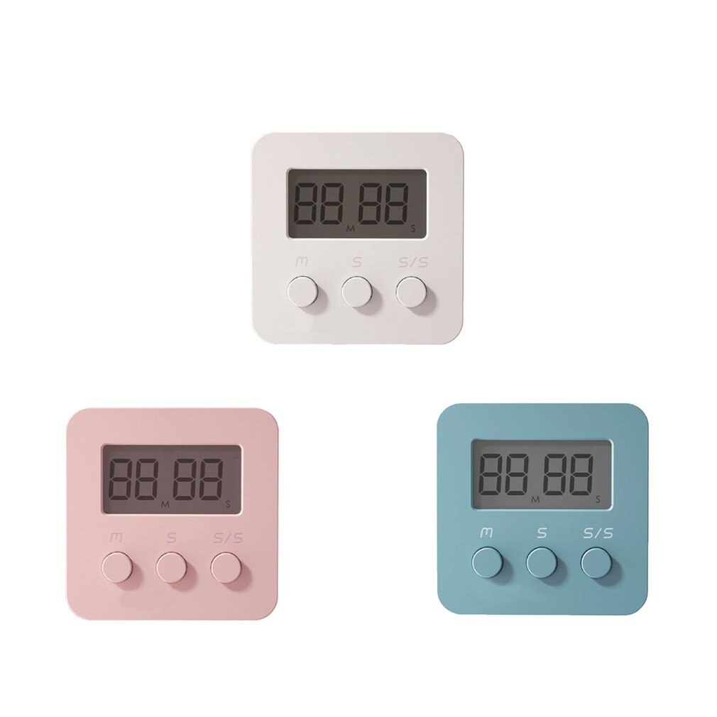 Digital Kitchen Timer Countdown Clock With Liquid Crystal Display Mini Timer Small Cooking Movement Learning Baking