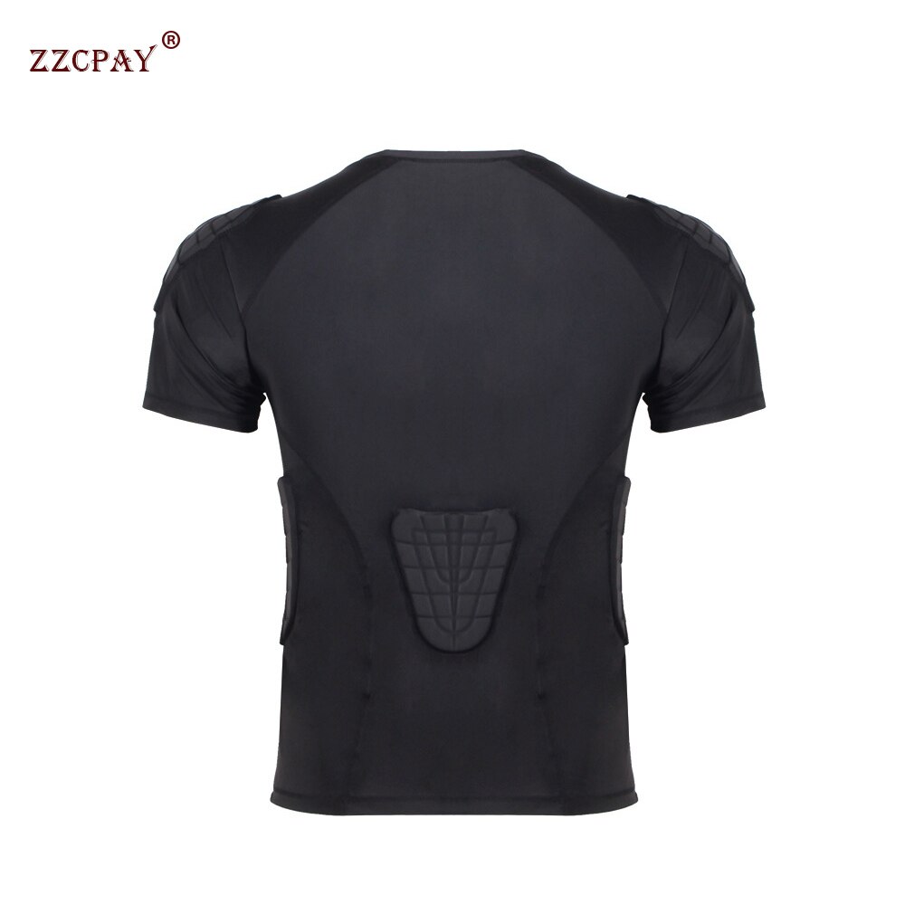 Honingraat shirt rugby sportpak basketbal voetbal pantser botsingskleding heren keeperspak crashpak sportkleding trainingstops