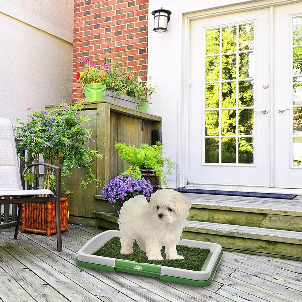 Dog Toilet Puppy Dog Potty Tray Indoor Litter Boxes Easy to Clean Pet Product Training Toilet Pet Supplies Indoor Outdoor Use