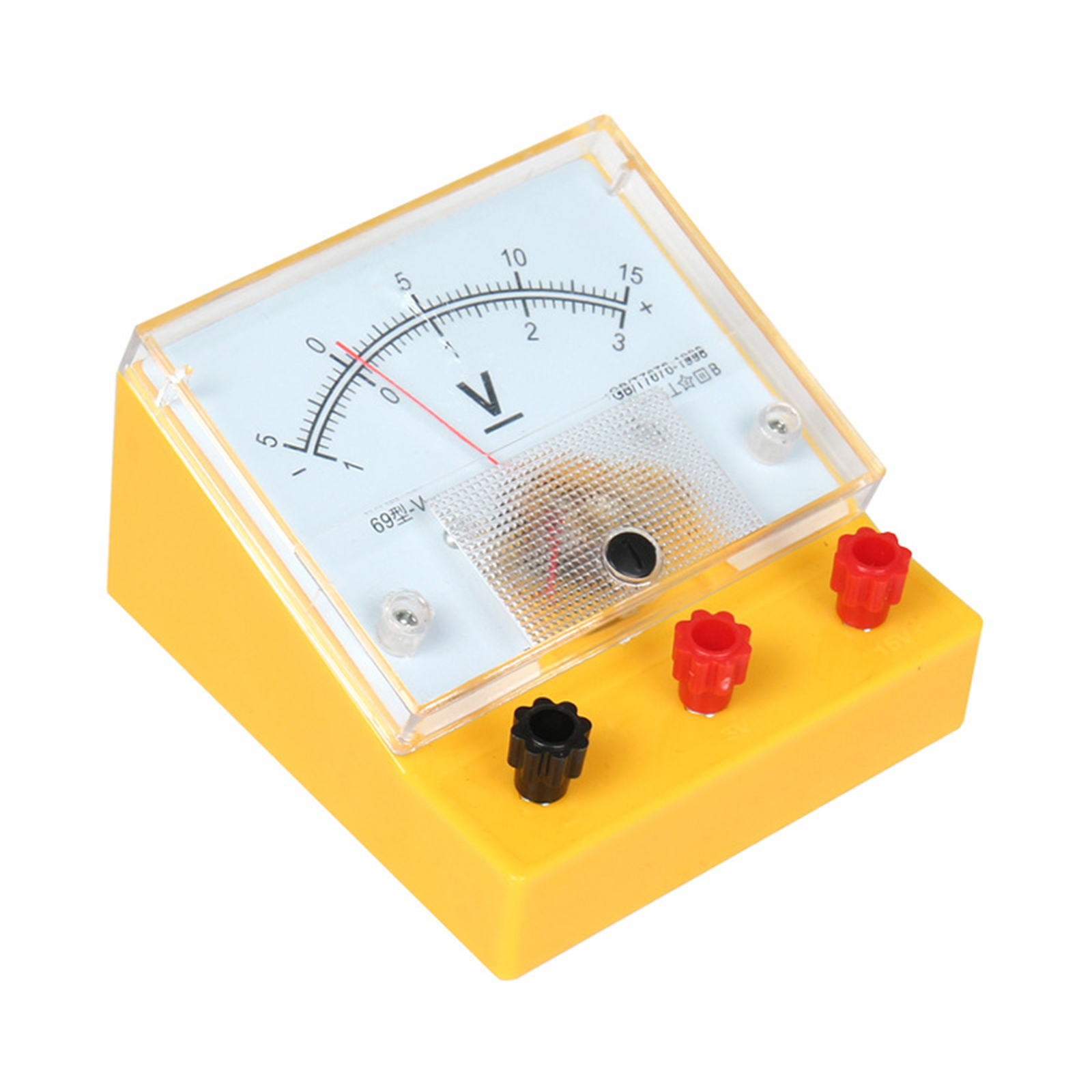 Amperímetro de CC, voltímetro/voltímetro sensible, galvanómetro, nivel 2,5, instrumentos de experimentos físicos y eléctricos: Caqui oscuro