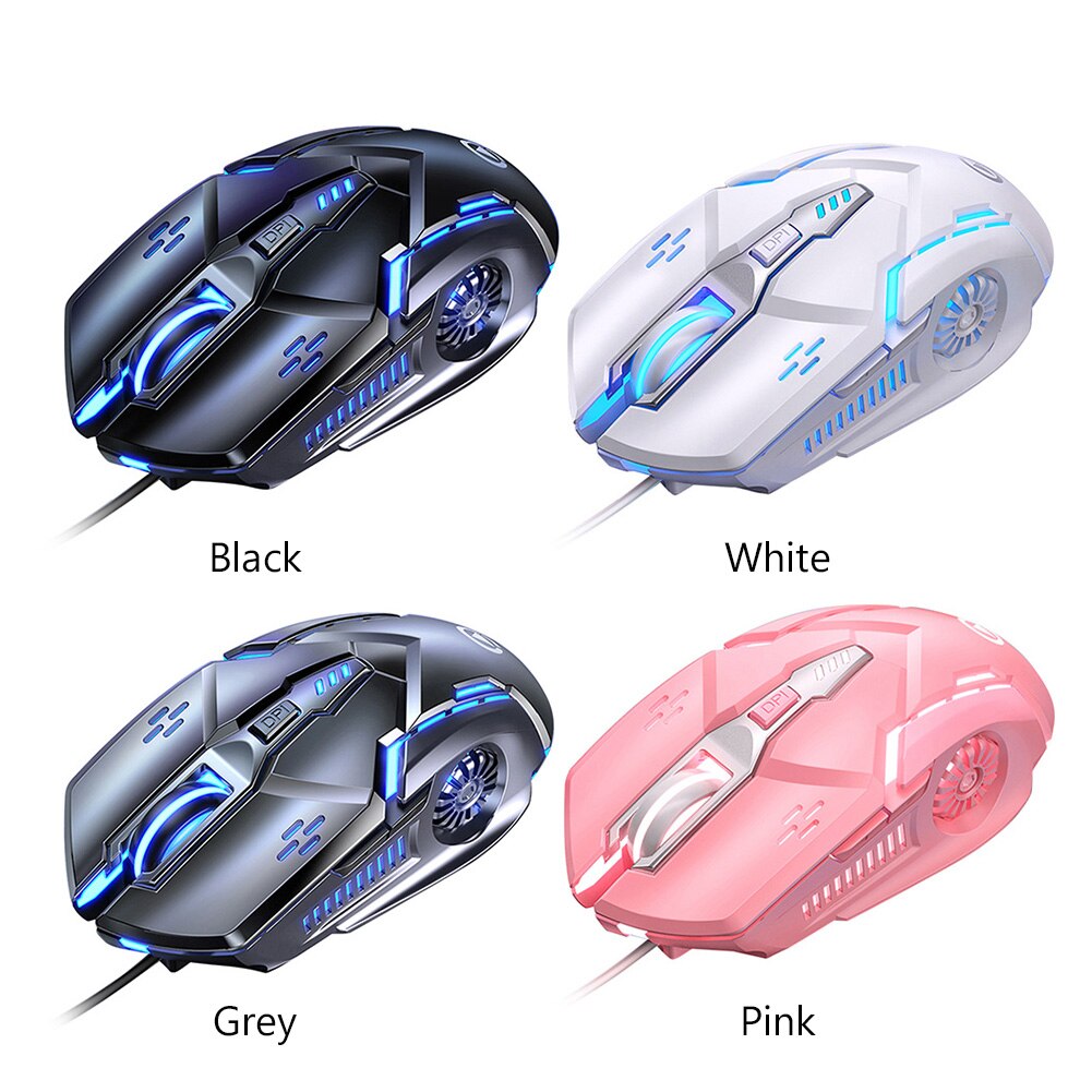 G5 Wired Gaming Mouse 6 Programmable Button 3500 DPI USB Computer Laptop RGB Light Mechanical Gamer Mice