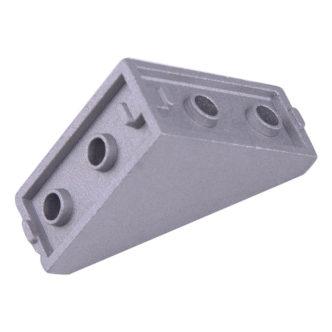 5pcs 2040(18*38) Corner Fitting Angle Aluminum 20 x 40 L Connector Bracket Fastener Silver