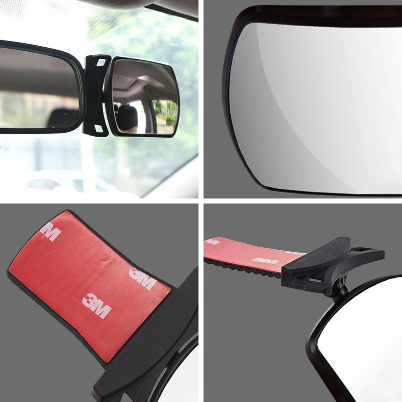 Car Mirror Car Back Seat Safety View Rear Ward Facing Car Baby Kids Monitor Reverse Safety Seats Mirror Styling Adjustable Baby