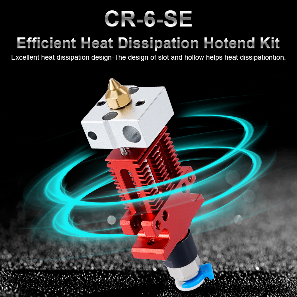 Full Metal Original CR-6 SE Hotend Kit Extrusion Assembled Extruder 3D Printer Parts for Creality CR-6 SE CR5 PRO