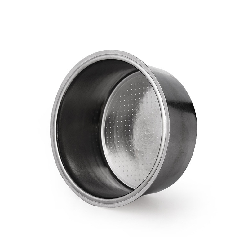 1Stck Kaffee Filter Tasse 51mm Nicht Unter Druck Filter Korb Mit Löffel Pinsel wiederverwendbar Nachfüllbare Kaffee Küche Zubehör