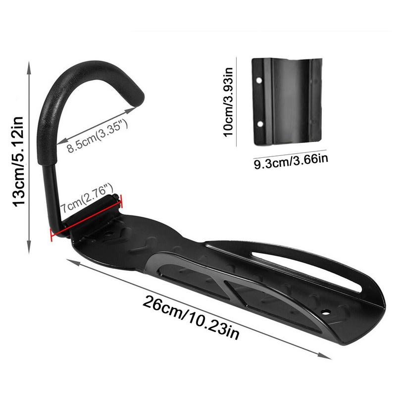 Soporte de pared para bicicleta de 2 piezas, colgador de pared de alta resistencia, sistema Vertical de almacenamiento de 66 libras, para cobertizo interior, para bicicletas de carretera