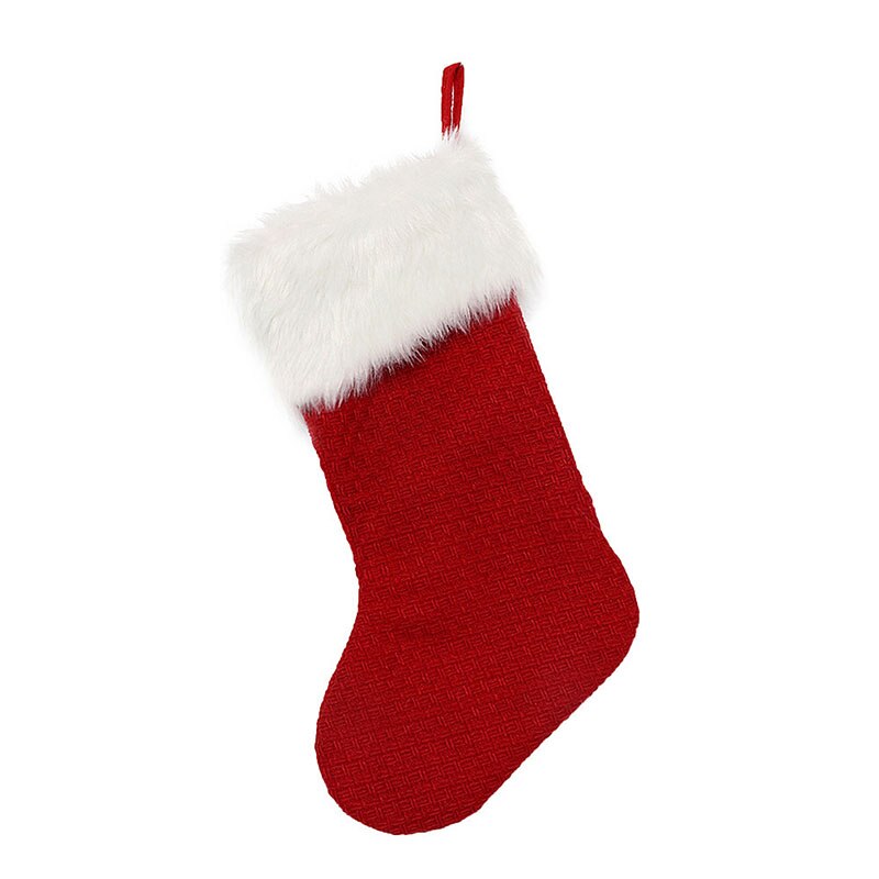 Weihnachtsstrümpfe mit bommeln und kunstpelzbündchen für sterben heimdekoration, kostümstrümpfe für ein lustiges jahr