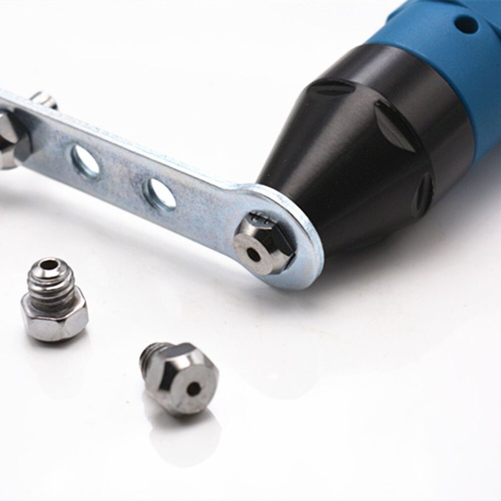 Rivettatrice elettrica rivetto pistola rivettatrice trapano avvitatore a batteria rivettatrice a batteria adattatore per trapano dado rivettatrice manuale strumento per rivetti