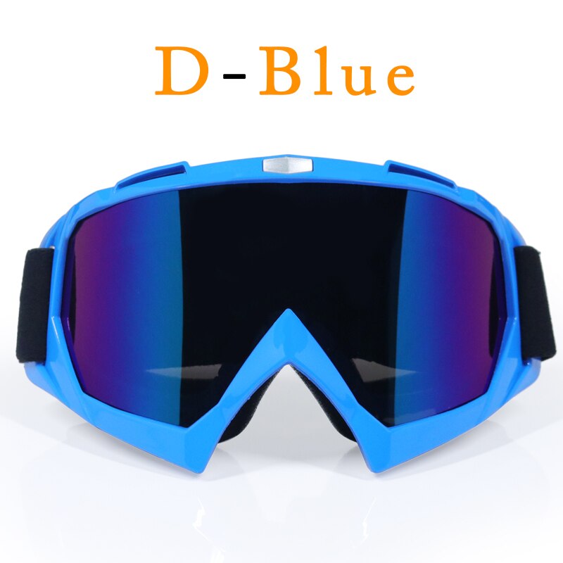 Dla dorosłych gogle Motocross motocykl motor okulary Cross Country elastyczne przezroczyste soczewki Ooculos de grau: B5