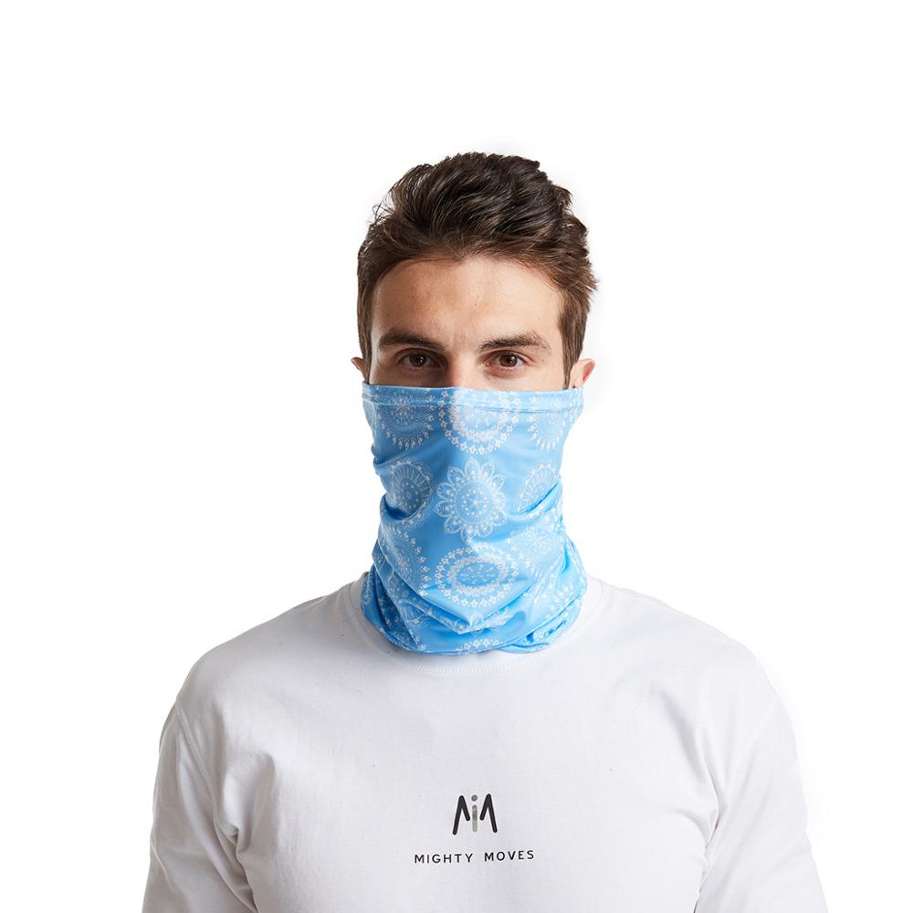 Polyester mikrofiber ansigtsovertræk balaclava maske magisk pandebånd mænd kvinder ridning tørklæde vindtæt solhals gaiter wrap tørklæde: 5