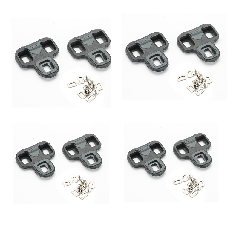 Tacchetti per bici da strada compatibili con il sistema autobloccante dall'aspetto pedali da ciclismo scarpe-accessori per pedali per biciclette galleggianti a 4.5 gradi: Rosso