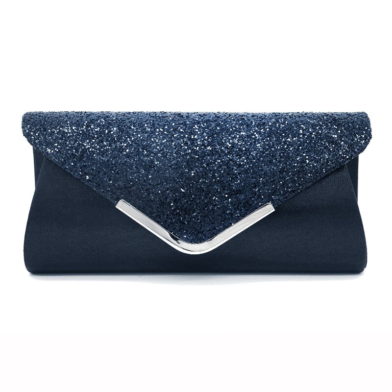 Kvinner dame stilige håndvesker glitter konvolutt clutch veske kvelds fest bag små vesker for kvinner kveld bag luksus bag: D