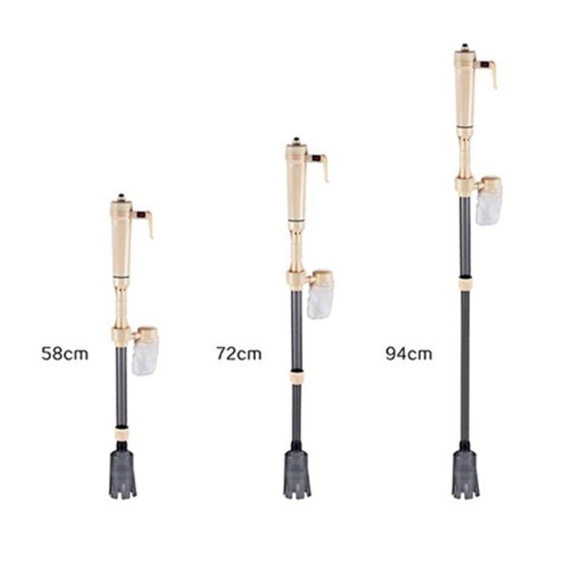 NICREW Fish Tank Electric Cleaner Multifunctional Aquarium Siphon Vacuum Water Pump Filter Changer Battery Powered Sand Washer