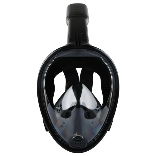 Máscara de buceo Scuba cara completa snorkel máscara subacuática Anti niebla snorkel buceo máscara para nadar pesca submarina buceo hombres: Black N47 / L / XL