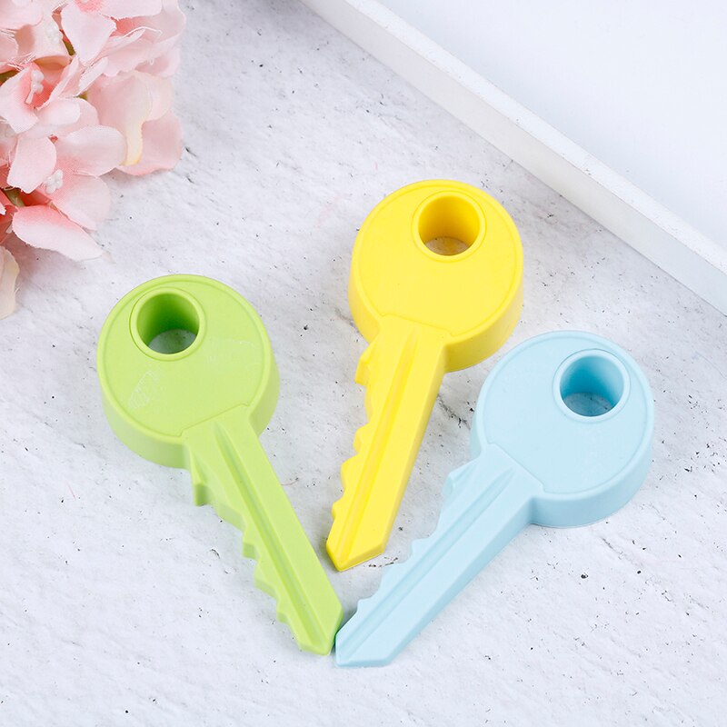 Silicone Rubber Door Stopper Cute Key Style Home Decor Finger Safety Protection Wedge Kid Baby Safe Doorstop