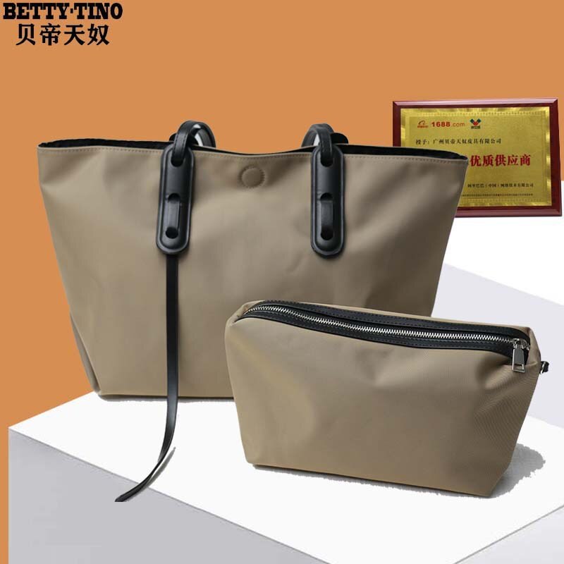 Handtaschen aus oxford-stoff, canvas-handtaschen, geräumige nylon-tragetaschen mit einem schultergurt