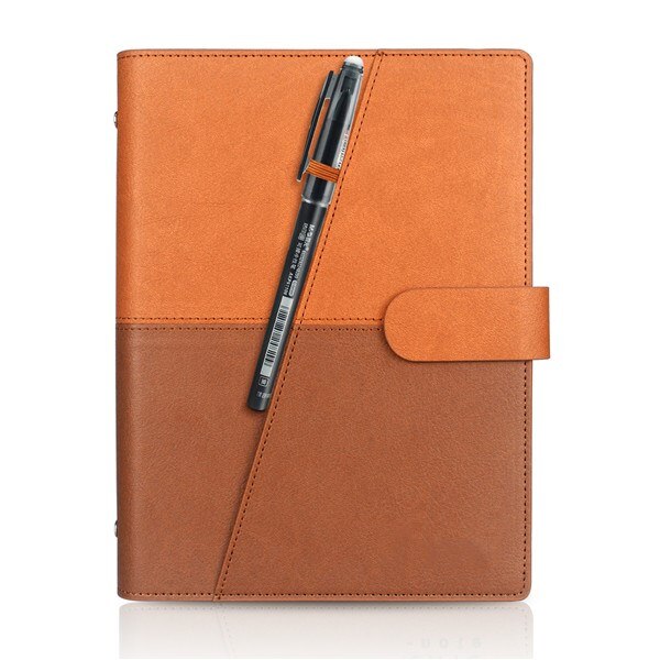 Smart Erasable Notebook Leather Paper Reusable Wirebound Notebook Cloud Storage Flash Storage Lined With Pen: Color 1