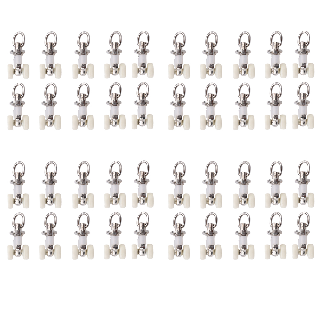 Shower Curtain Track Glider Sliding Roller Hanger Ceiling Gliders 26mm