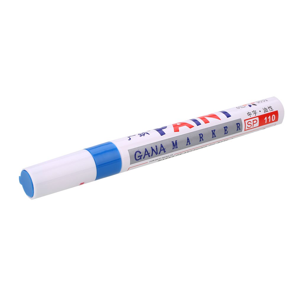 Scratch Repair Pen Repair Pen Remover Painting Paint Marker Pen Car Permanent Car Tread Rubber Universal Waterproof Metal Tire: Blue