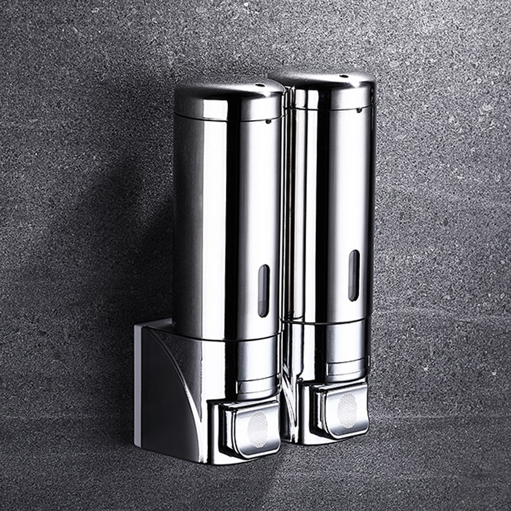 300ml Liquid Soap Dispenser Stainless Steel Double/Three Heads Sanitizer Lotion Dispenser High Safety Container Bathroom