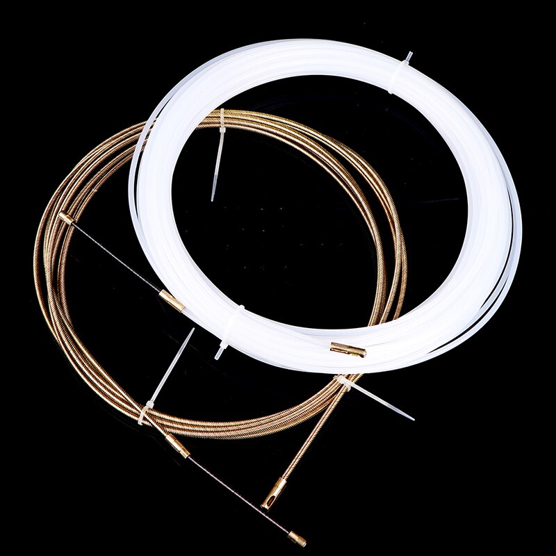 10M/20M/30M Puller Fish Tape Cable Reel Puller Metal Wall Wire Conduit 3mm 4mm