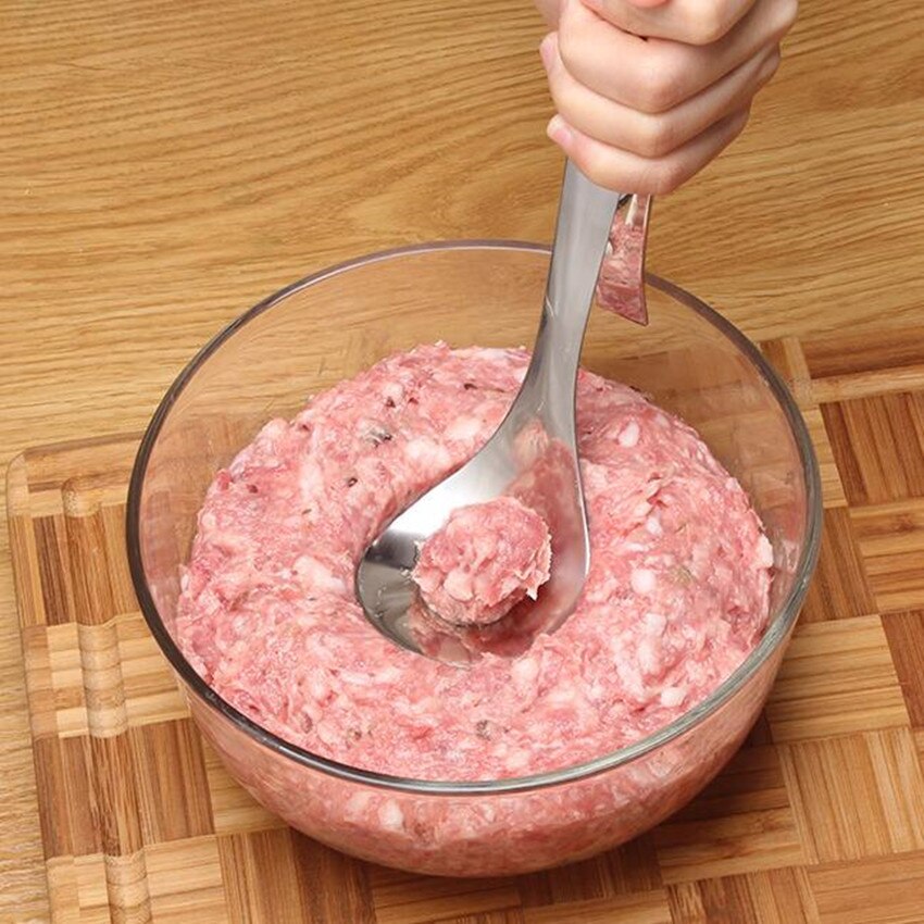 Kök köttbullar verktyg för köttbullar gör själv fisk köttbullar rostfritt stål kött & fjäderfä verktyg