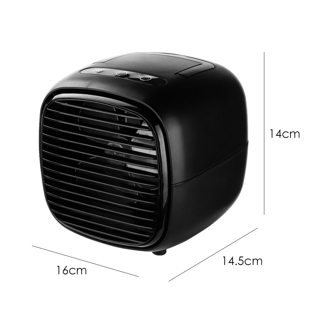 USB Mini Air Cooler Fan Air Cooling Conditioner with Handle Portable Humidification Desktop Air Cooler Multifunction Summer