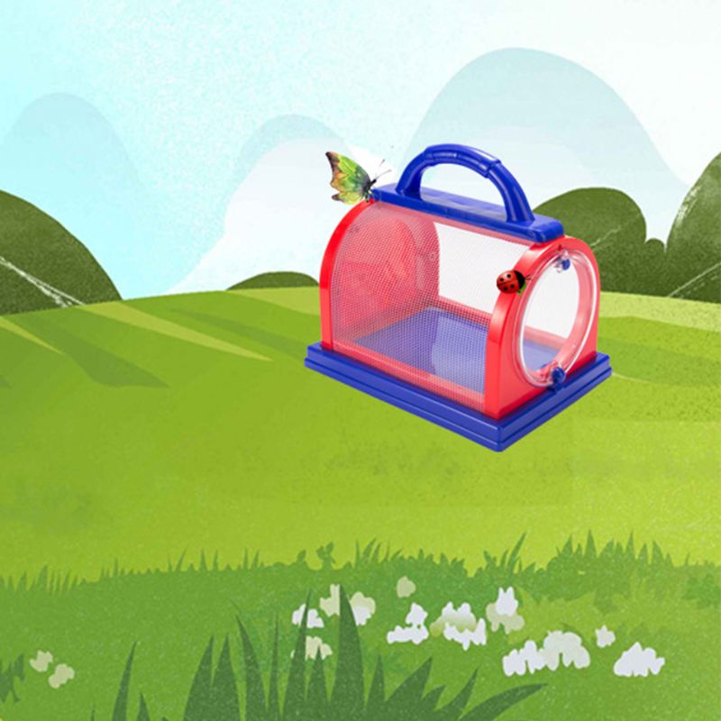 3 Pcs Portable Bug House Critter Case Insect Feeding Observation Backyard Exploration Set