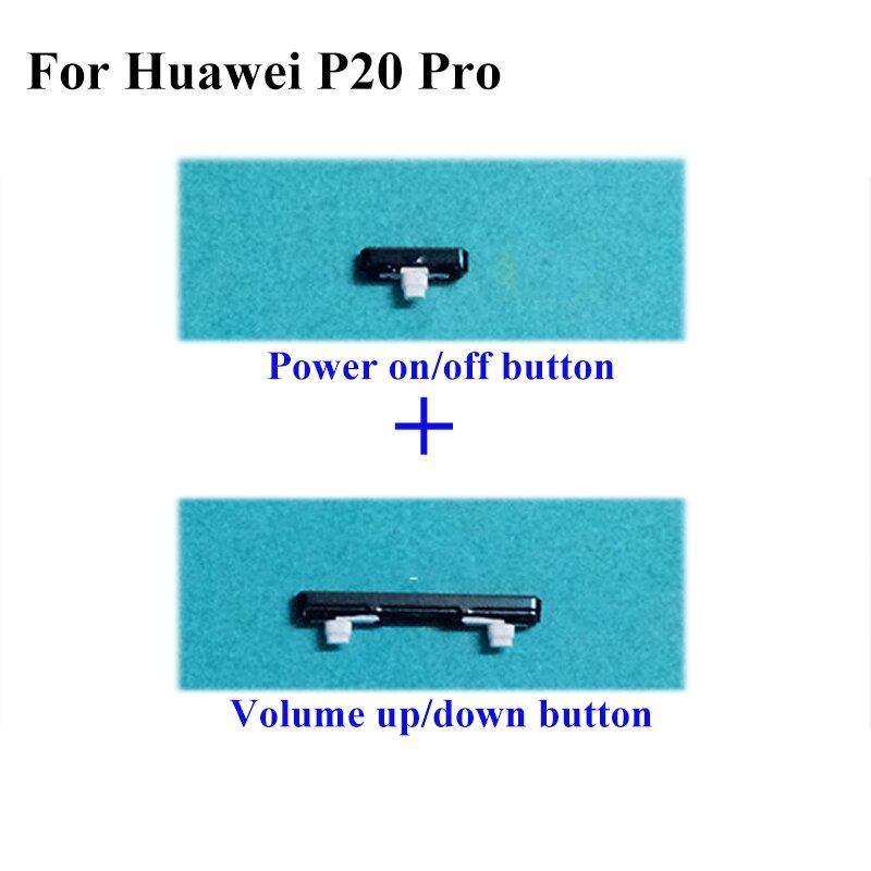 Botón lateral para Huawei P20 Pro P 20 Pro P20PRO poder botón + botón de volumen botón lateral conjunto reparación de sustitución