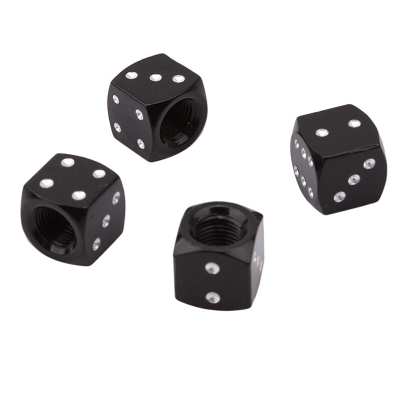4 Stuks Auto Band Kleurrijke Aluminium Amerikaanse Scorpion Ventieldopje Ventiel Stofkap Autoband Accessoires: Black