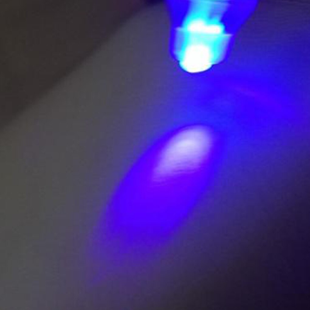 4 stk usynlig blækpen indbygget uv lys magisk markør hemmelig meddelelses gadget pen