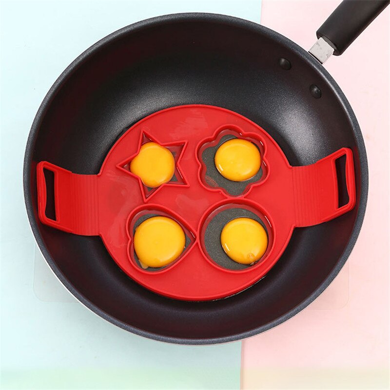 Jajko sadzone foremka foremka robić pankejków producent formy silikonowe nieprzywierająca prosta obsługa naleśnik forma robić omletów akcesoria kuchenne