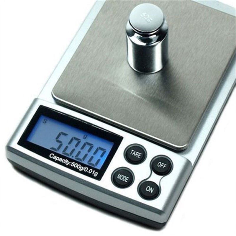 500g x 0,01g Mini Basculas precisión balanza Digital de bolsillo oro 0,01g báscula Digital unidad de medición de bolsillo balanzas electrónicas