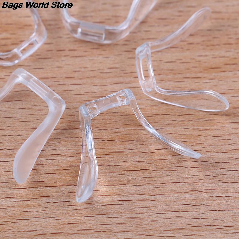 Multi Style 2 Pcs U Shape Silicone Anti-Slip Nose Pads Eyeglass Sunglasses Stick On Pad Eye Glasses