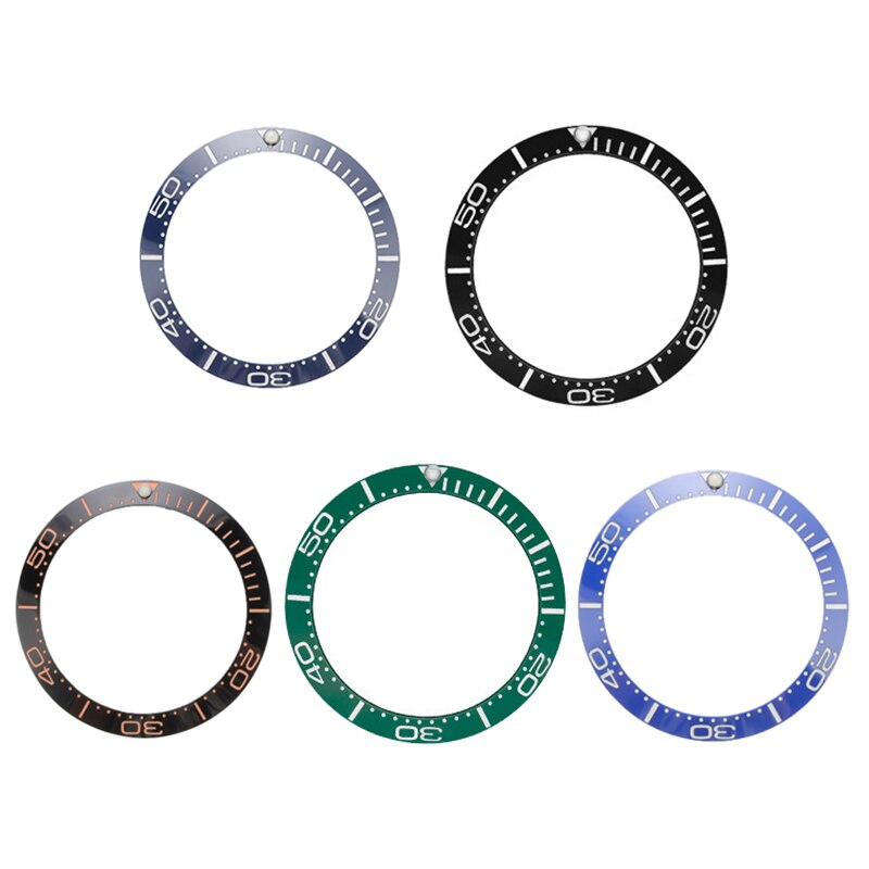 5 farben Keramik Lünette Äußehe Durchmesser 38mm passen Automatische Männer Uhr Für Submariner Uhren Ersetzen Zubehör Uhr Gesicht Neue