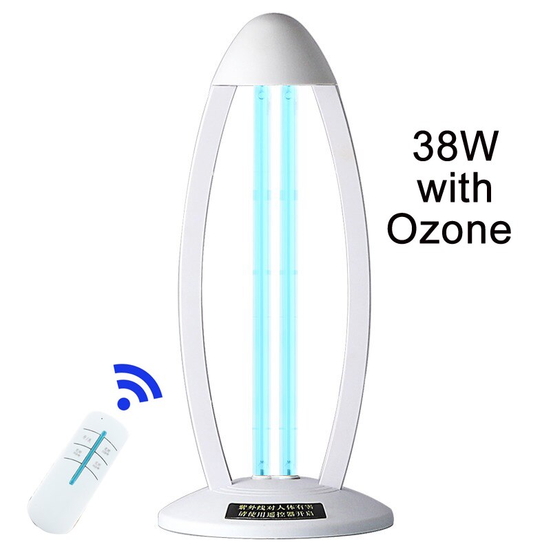 UV Light Disinfection 36 Watt UV Light Sanitizer with Remote Control UV Germicidal Light Sterilizer for Household Ozone Models: With Ozone