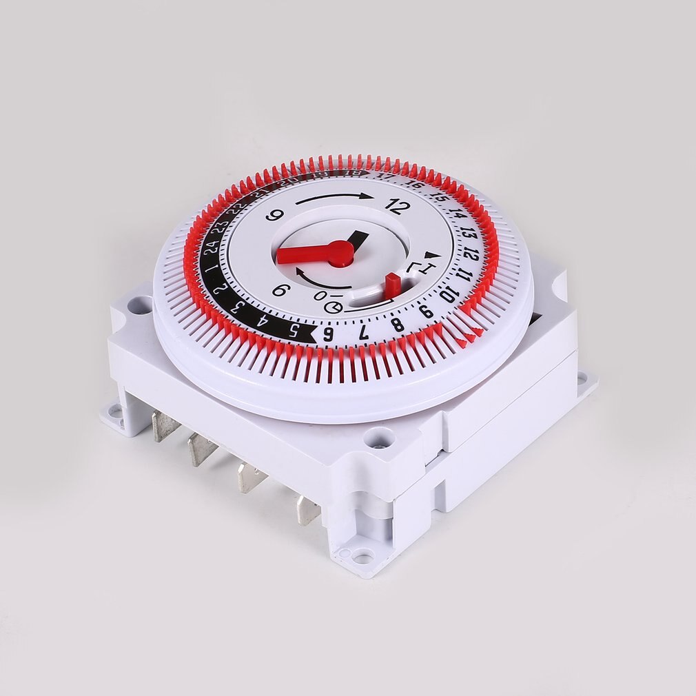 Minuterie mécanique 250V compteur de temps rappel 15min 24h cuisine compte à rebours contrôleur d'économie d'énergie commutateur de synchronisation industriel