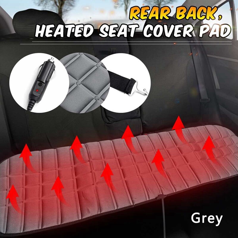 130CM 12V 42W Car Rear Heated Seat Pad Car Heater ... – Grandado