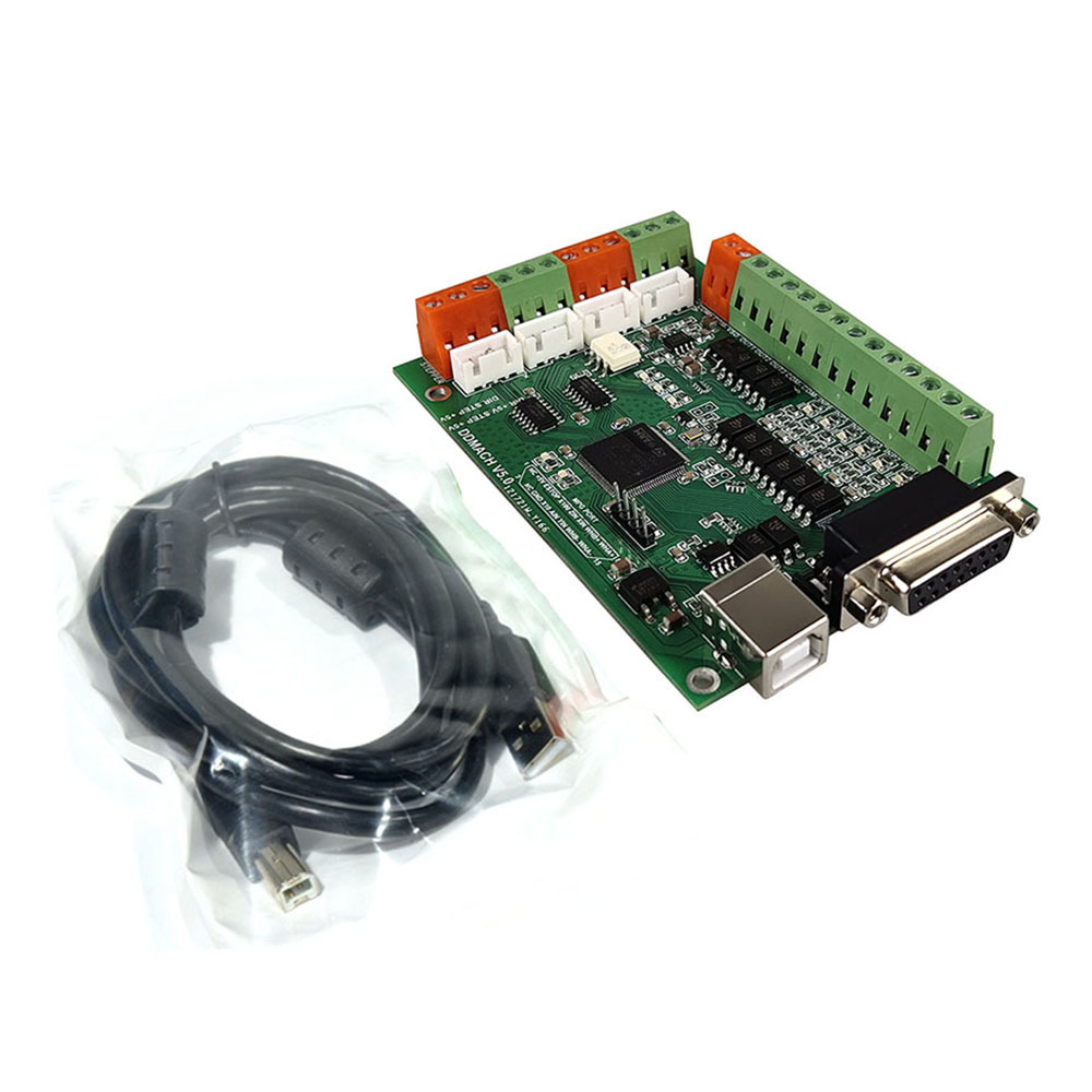 Carte de contrôle de mouvement usb-mach3, 4 axes, 125KHz, machine à graver CNC, avec interface de volant