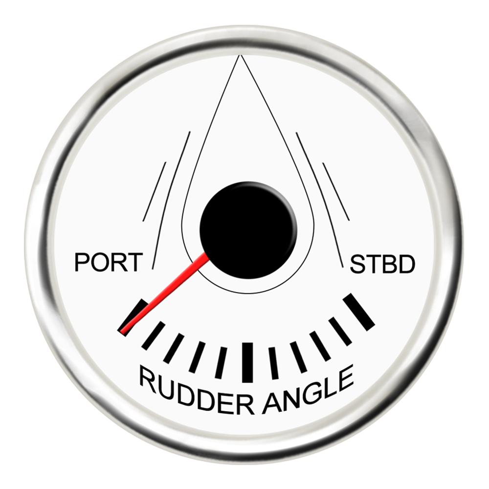 Universal 52mm Rudder Angle Indicator Gauge 0-190ohm Waterproof Rudder Angle Gauges For Boat
