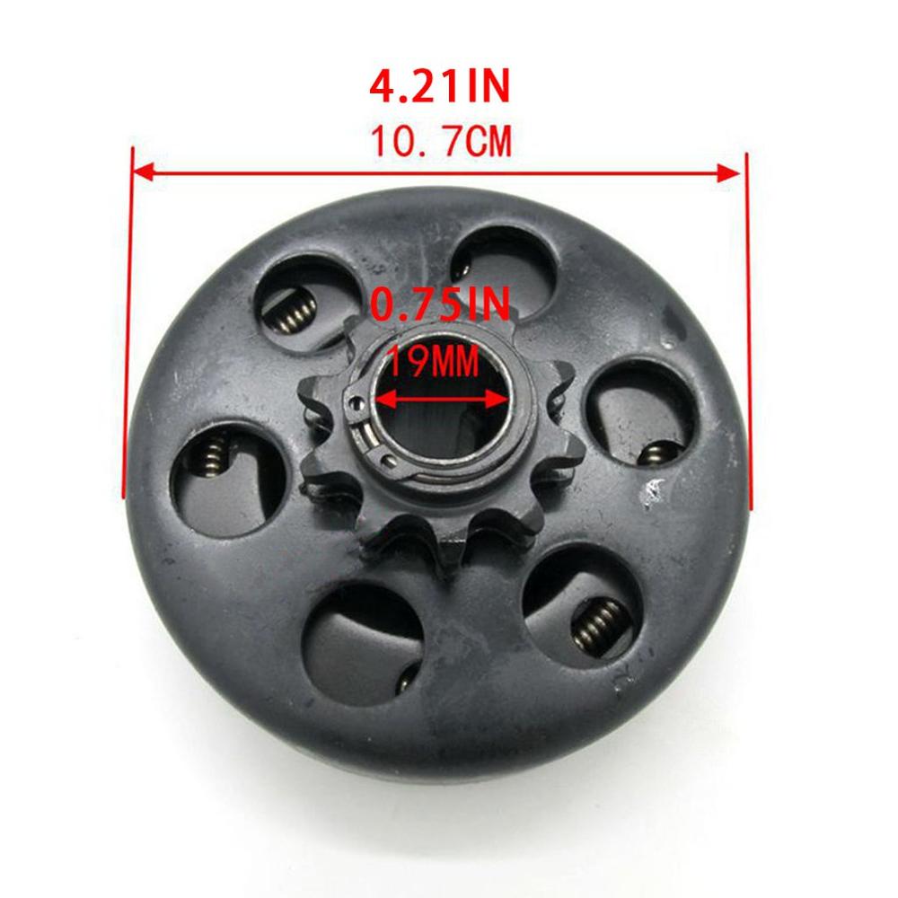 Durable Clutch Atv Atv Karting Centrifugal Clutch 10T Tooth 19Mm Inner Hole With 420 Chain Easy to Install