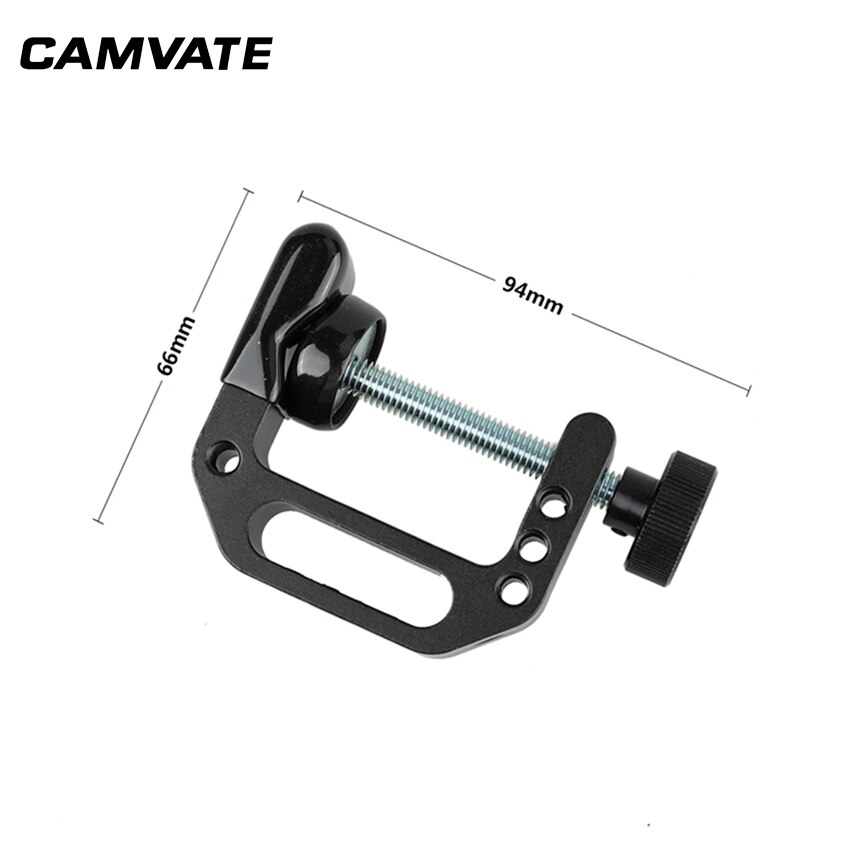 CAMVATE Universal Camera C Clamp Support Clamps Clamp With 1/4"-20 Thread Screw Mount For DSLR Camera Photography Accessories