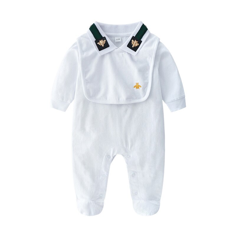 1 stuk/partij bern winter baby rompertjes lange mouwen set katoenen baby jumpsuit meisjes baby jongen meisjes kleding: 6m