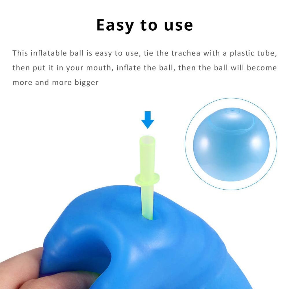 Kids Bubble Ball Balloon Indoor Outdoor Inflatable Ball Games Toys Soft Air Water Filled Bubble Ball Blow Up Balloon Toy